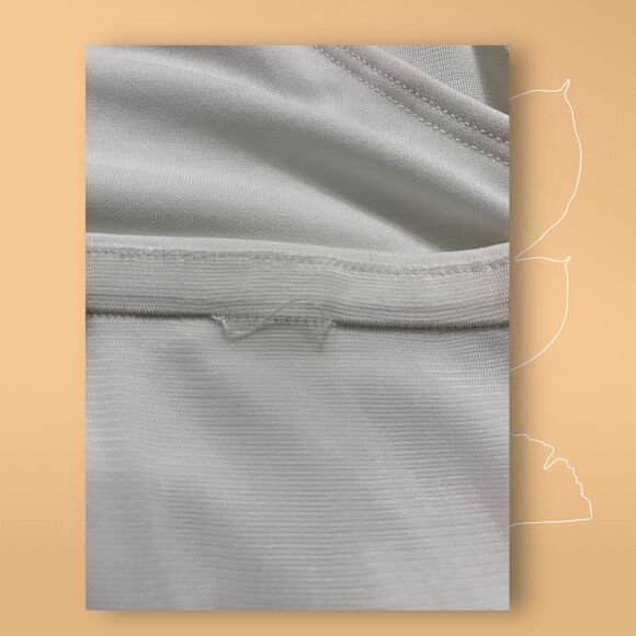 FOREVER 21 Women White Long-sleeve Off The Shoulder Bodysuit Small - Picture 6 of 9